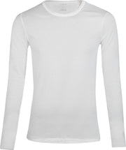 Schiesser 95/5 - heren T-shirt O-hals - wit lange mouwen -  Maat M