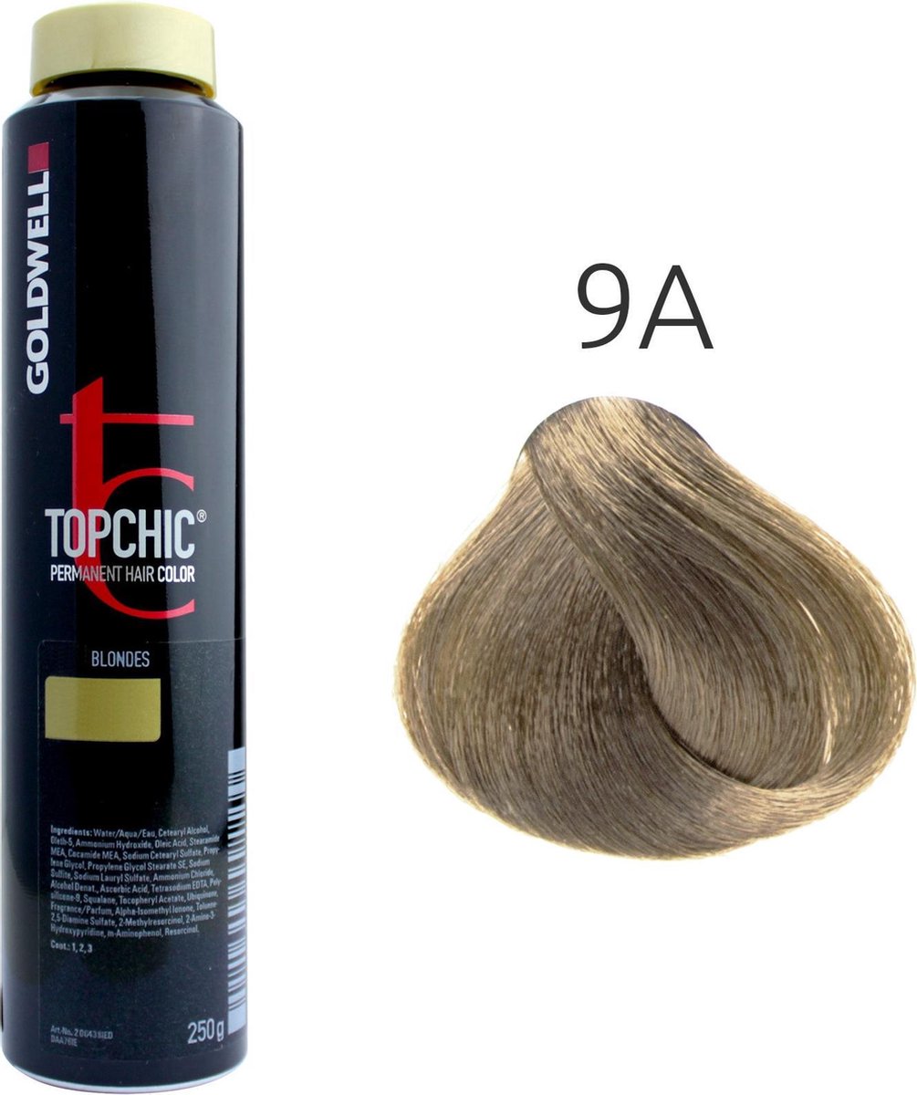 Goldwell - Topchic Depot Bus - 9-A Zeer Licht Asblond - 250 ml