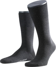 FALKE Airport Heren Sokken - Grijs - Maat 39-40