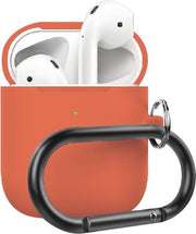By Qubix - AirPods 1/2 hoesje siliconen chargebox Series - soft case - perzik - UV bescherming - AirPods hoesjes
