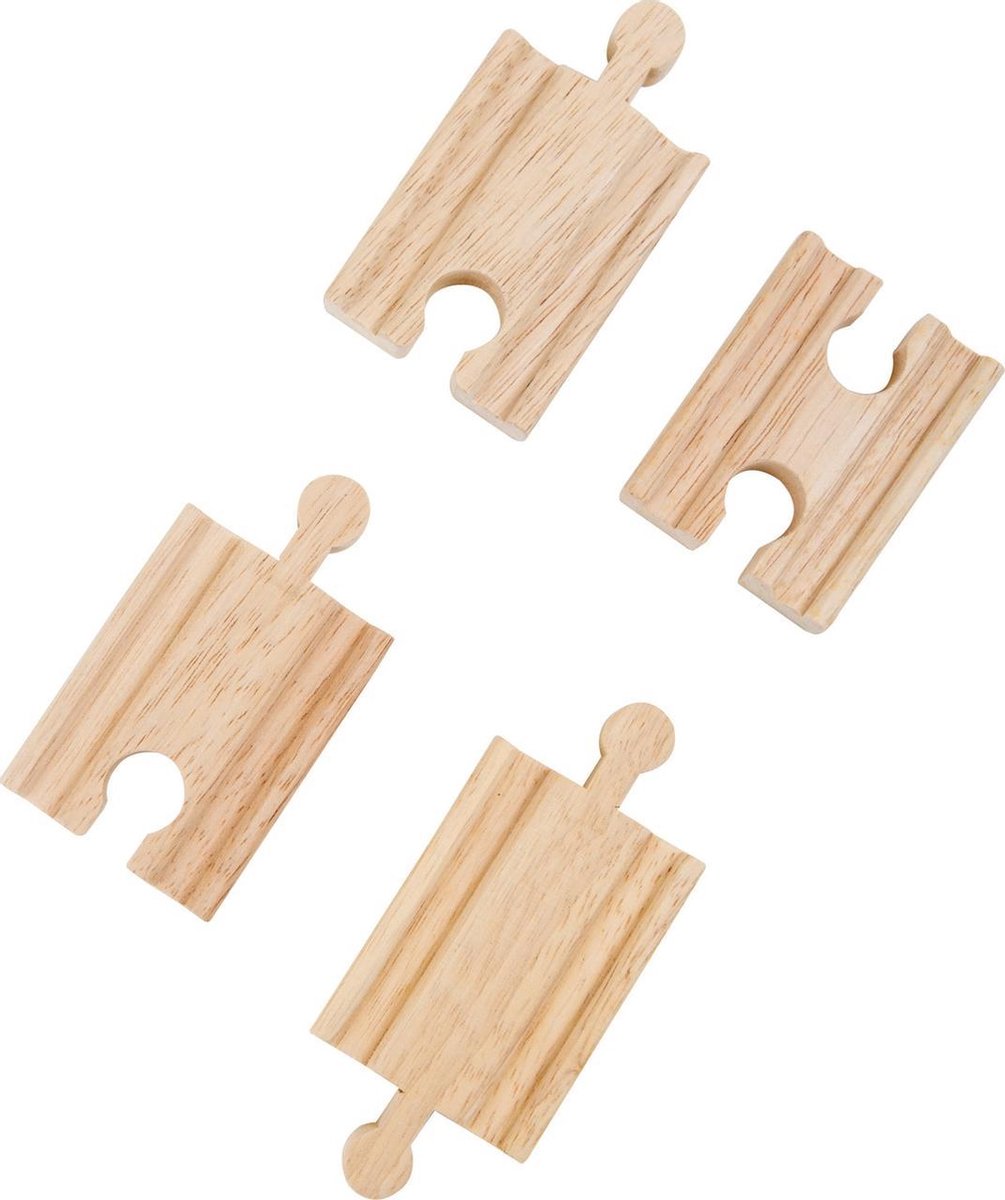 Set van 4 kleine treinbaan railsen