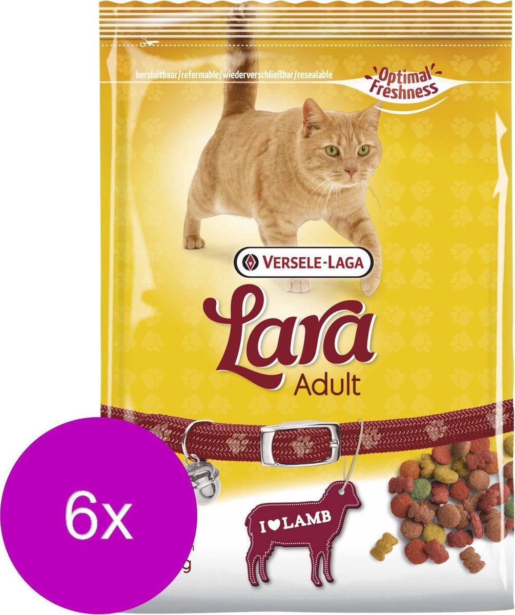 Lara Adult Lam&Rijst - Kattenvoer - 6 x 350 g