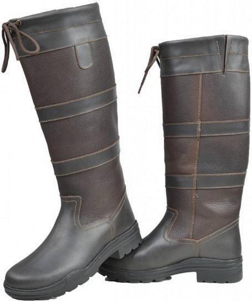 HKM Outdoorlaars Belmond - Donkerbruin - Teddyvoering - mt 43