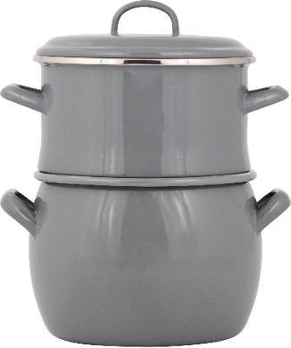 Set van 1 Kookpan met 1 Vergiet en Deksel
