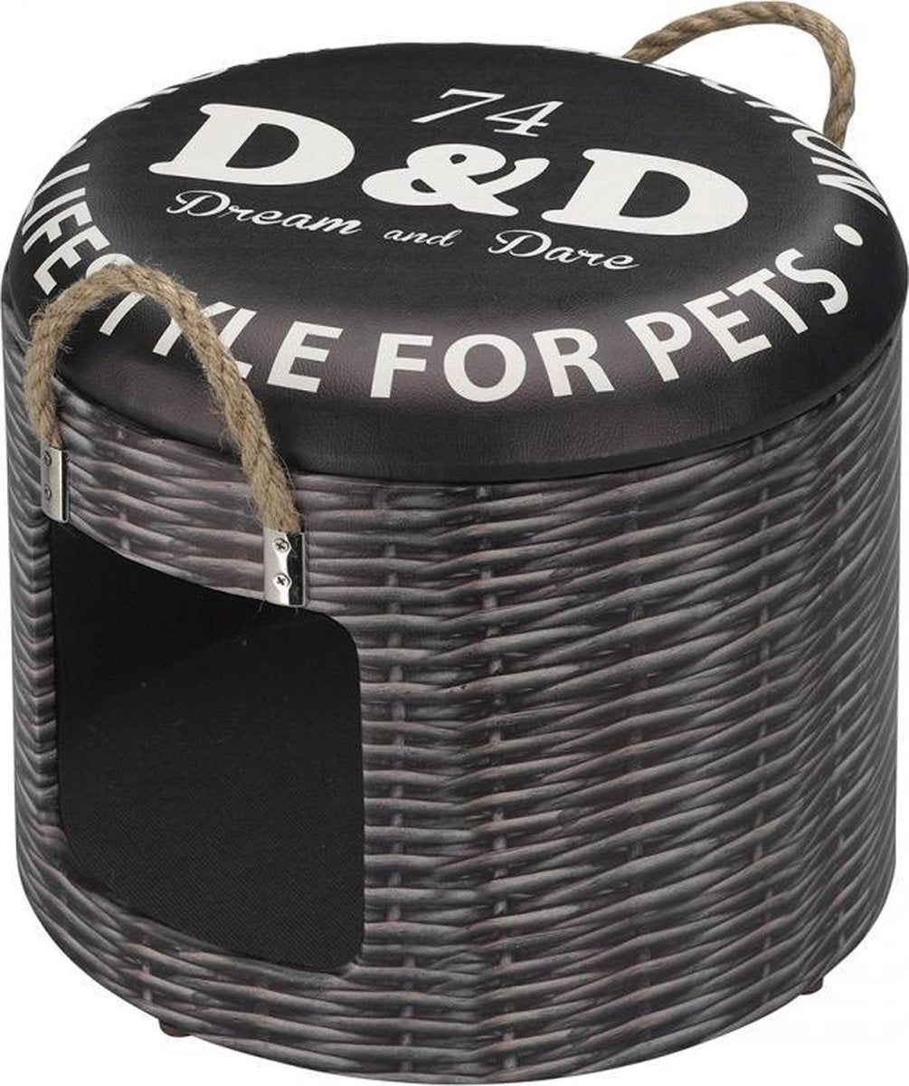 D&D Petbox rattan S - 30x26CM