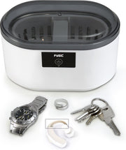 Fysic FC-22 Ultrasoon reiniger - Grondige ultrasoon reiniger met automatische stop - Wit / Grijs