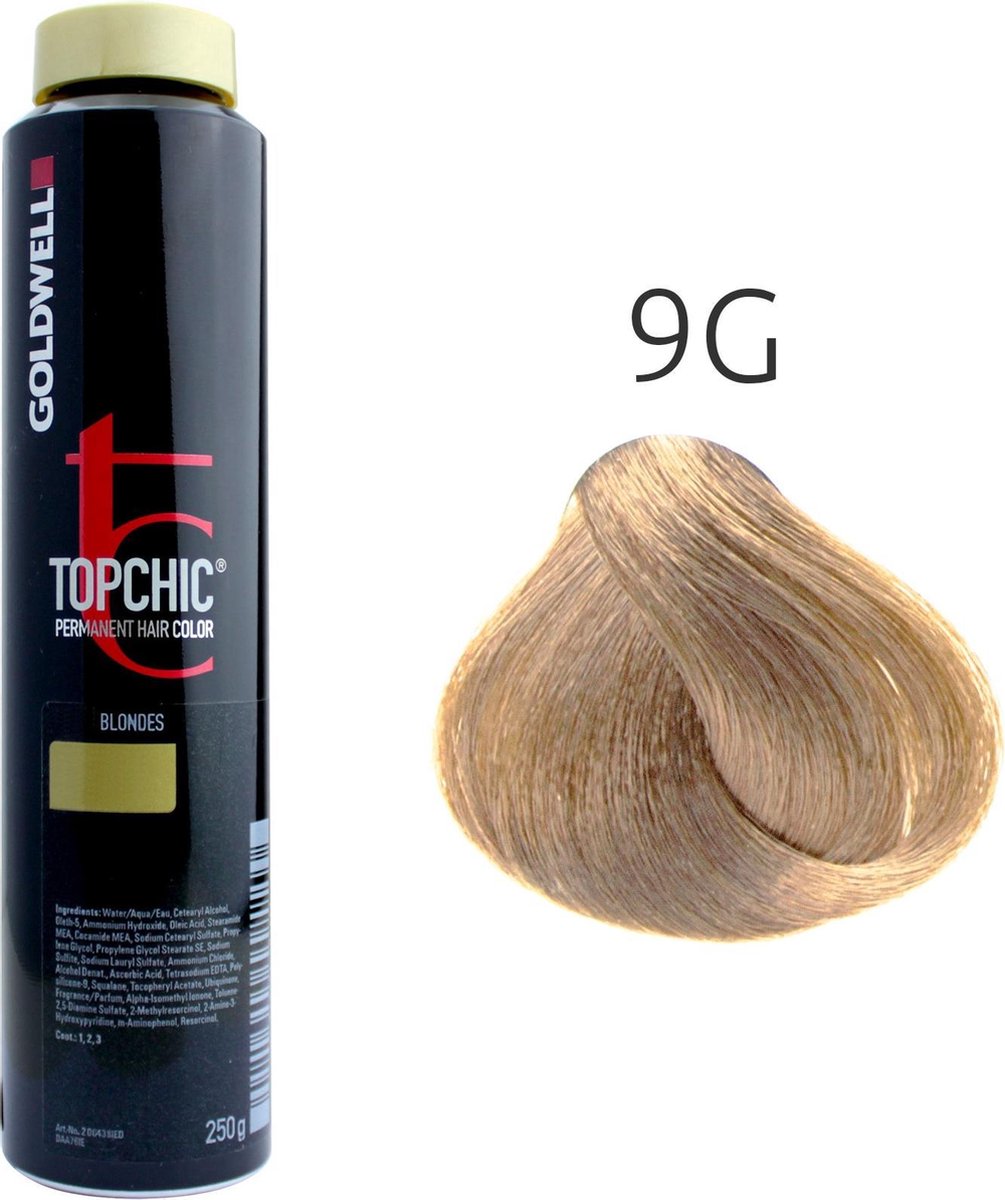 Goldwell - Topchic Depot Bus - 9-G Zeer Licht Goudblond - 250 ml