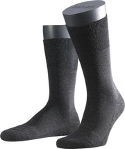FALKE Airport Plus Herensokken - Anthracite Melange - Maat 39-40