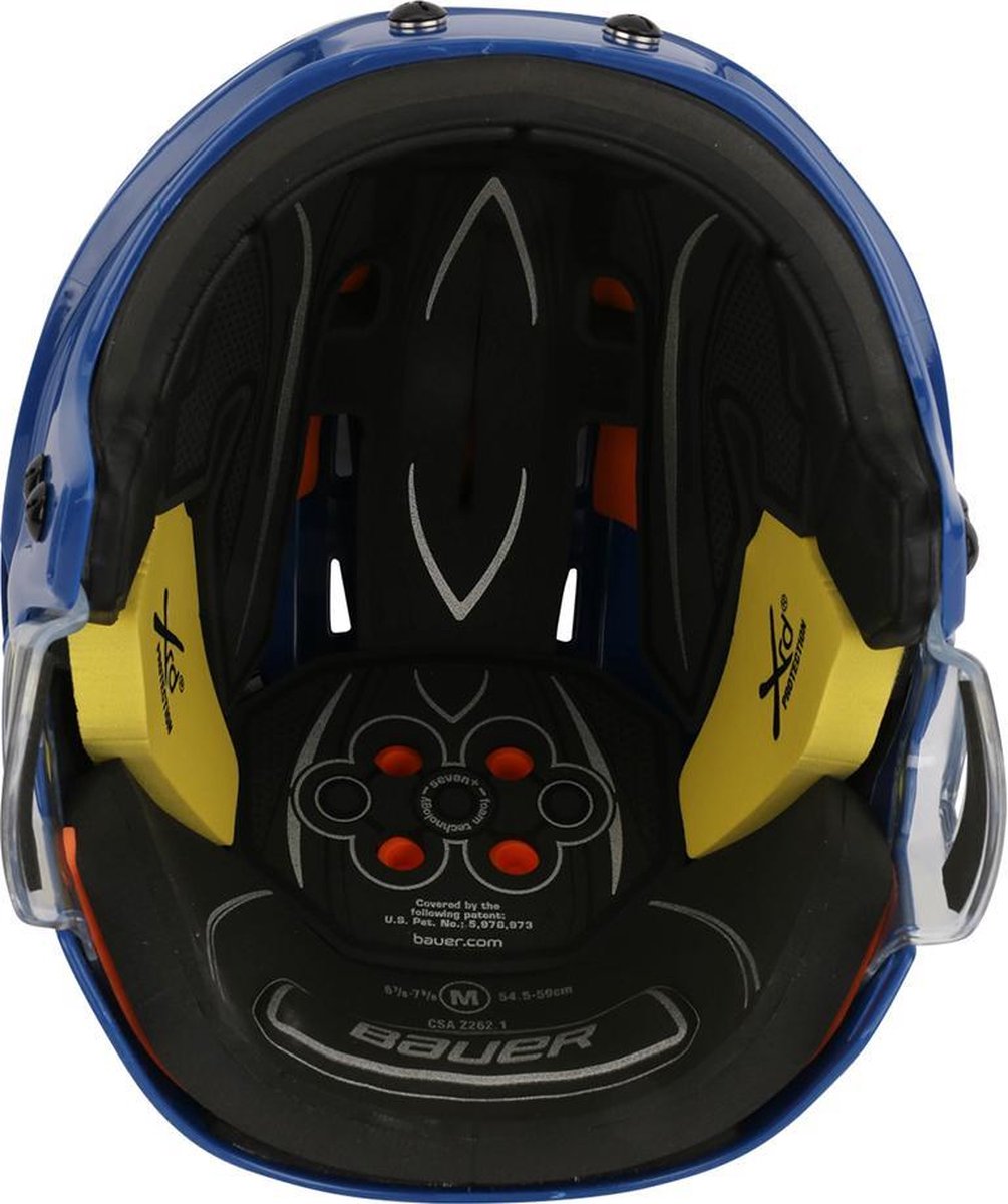 IJshocket helm Bauer Re-akt 75 maat M zwart Combo