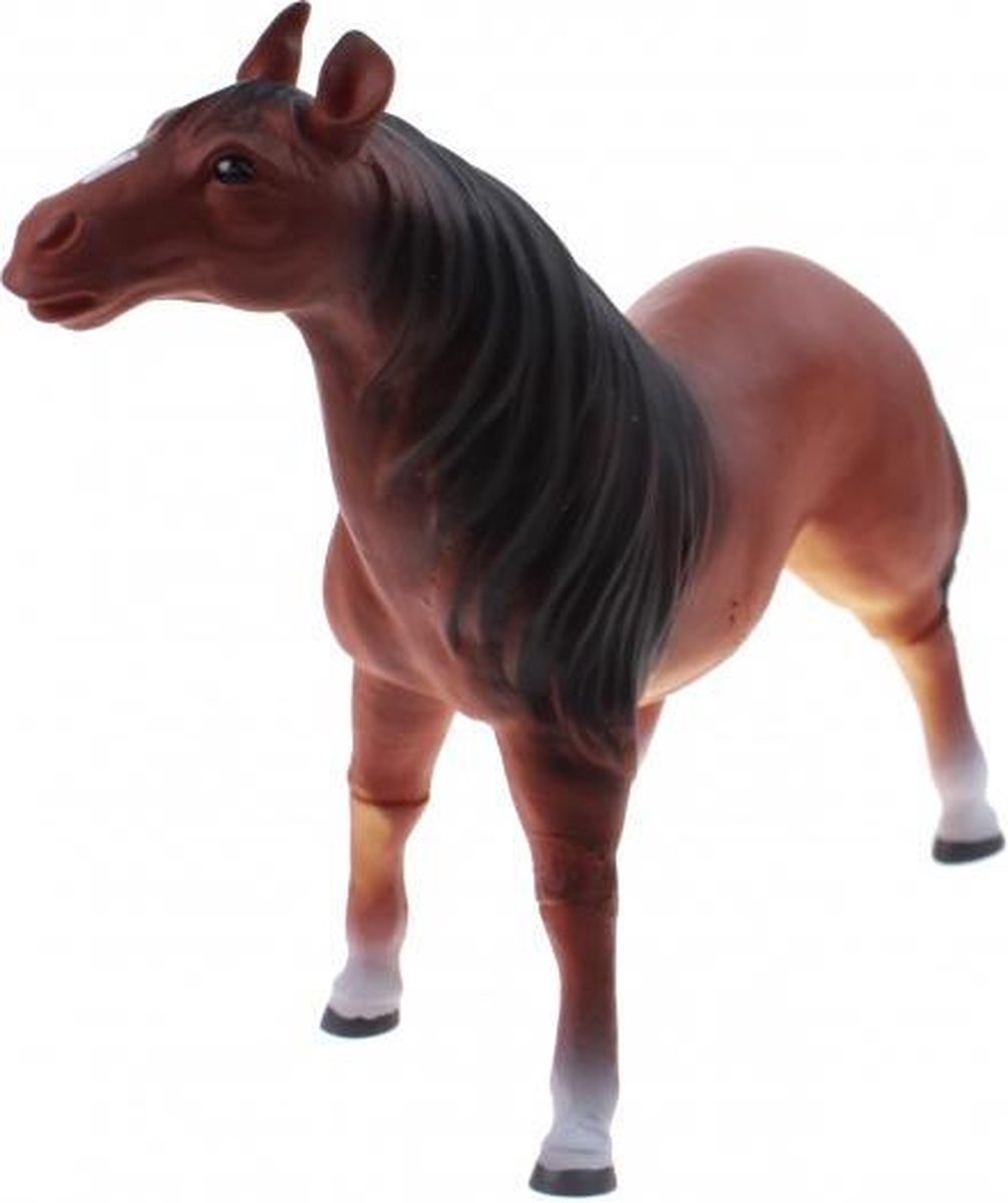 Johntoy Animal World Paard 20 Cm Bruin