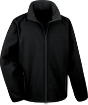 Senvi Sports Softshell Jas Unisex - Kleur Zwart - Maat L