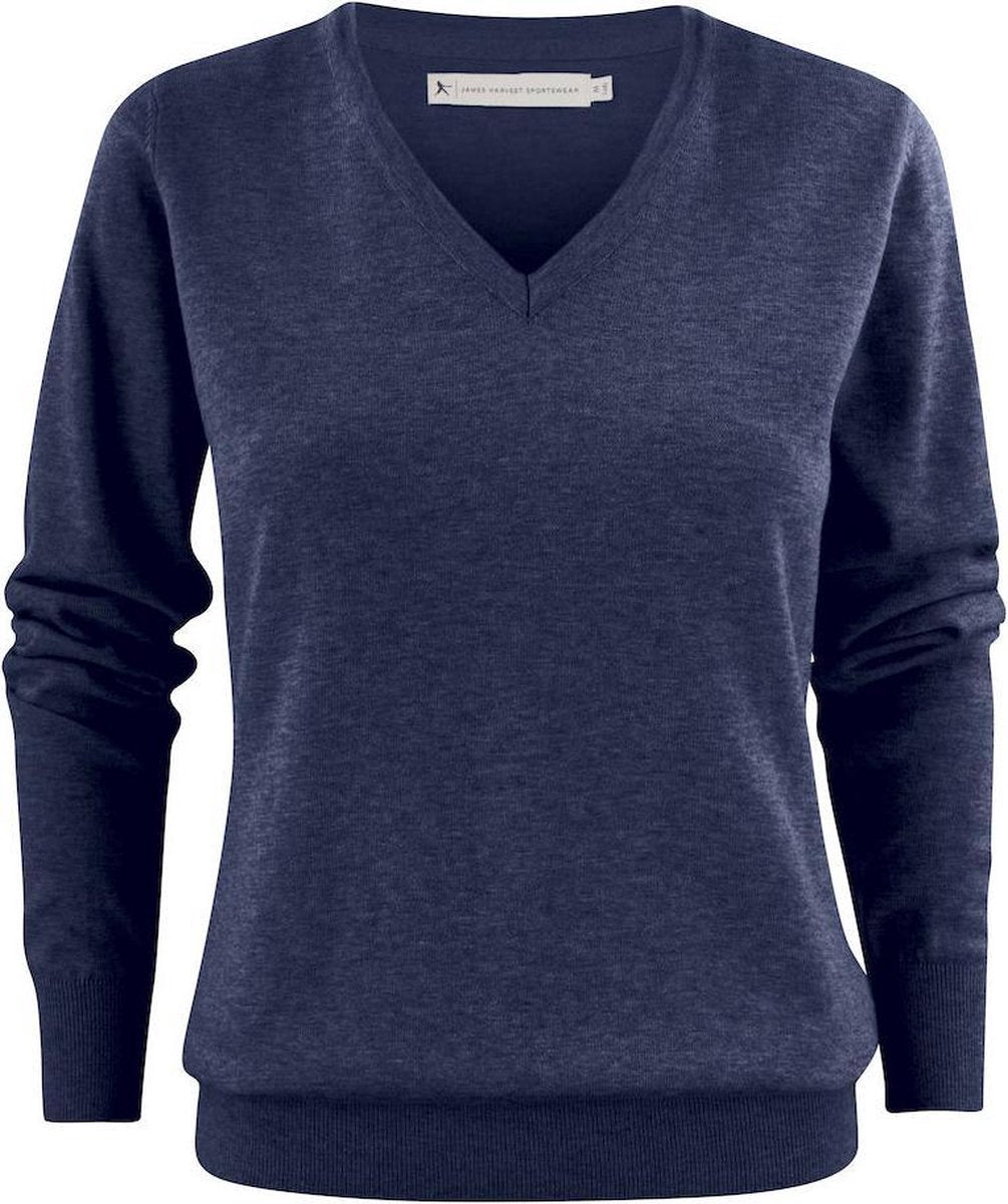 Harvest Ashland Trui Dames 2122505 Blauw Melange - Maat S