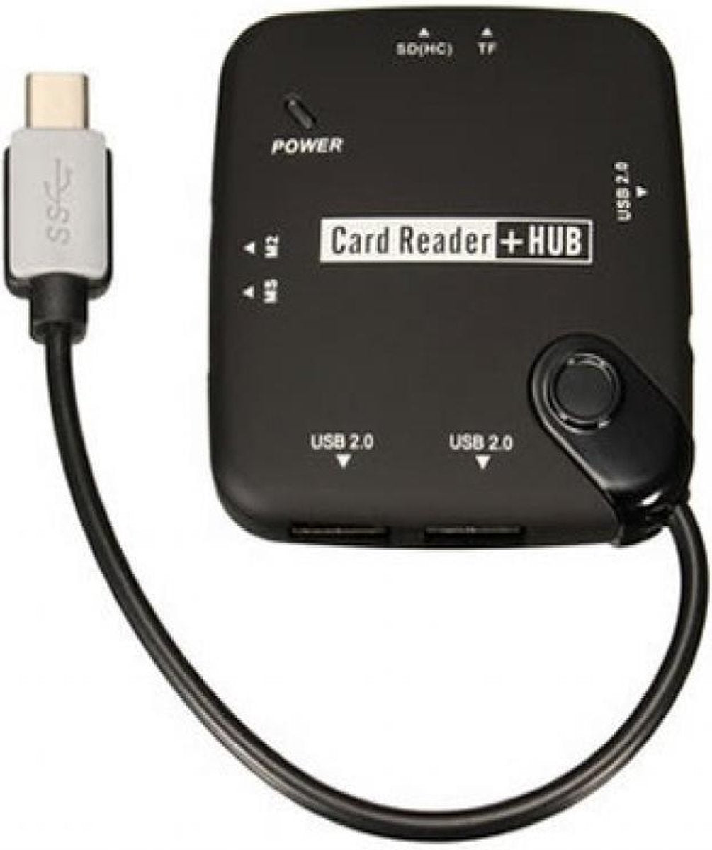 7 in 1 OTG  USB C Hub en Card Reader
