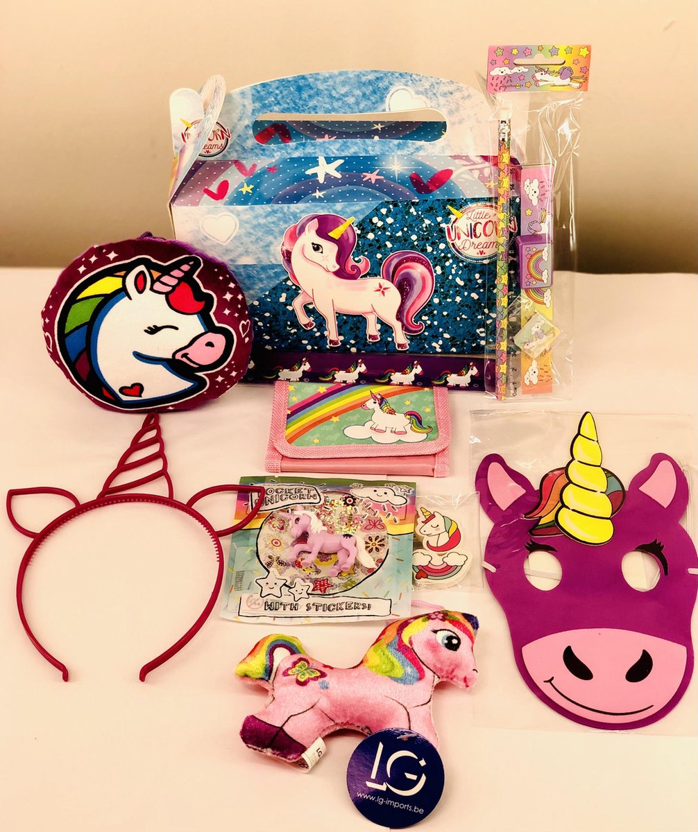 10-Delig Eenhoornpakket met Speelgoed 'Unicorn Dreams' (92195)