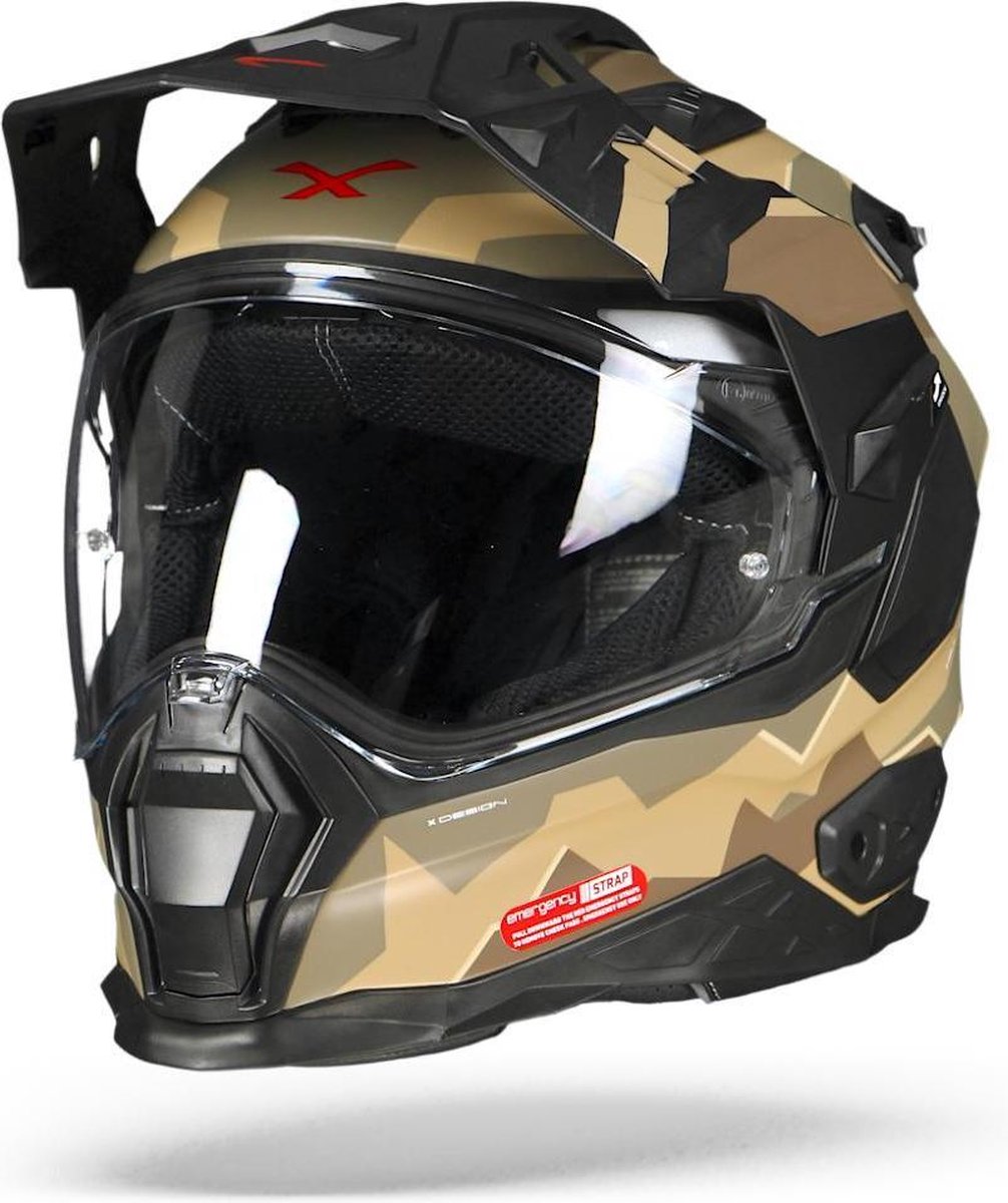 Nexx X.WED2 Hillend Mat Zand Integraalhelm - Motorhelm - Maat S