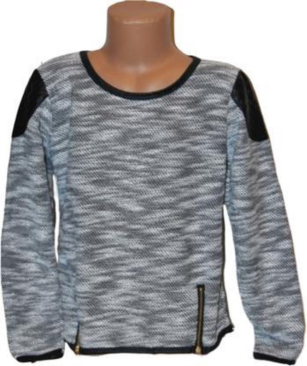 Stoer meisjes shirt grijs 92