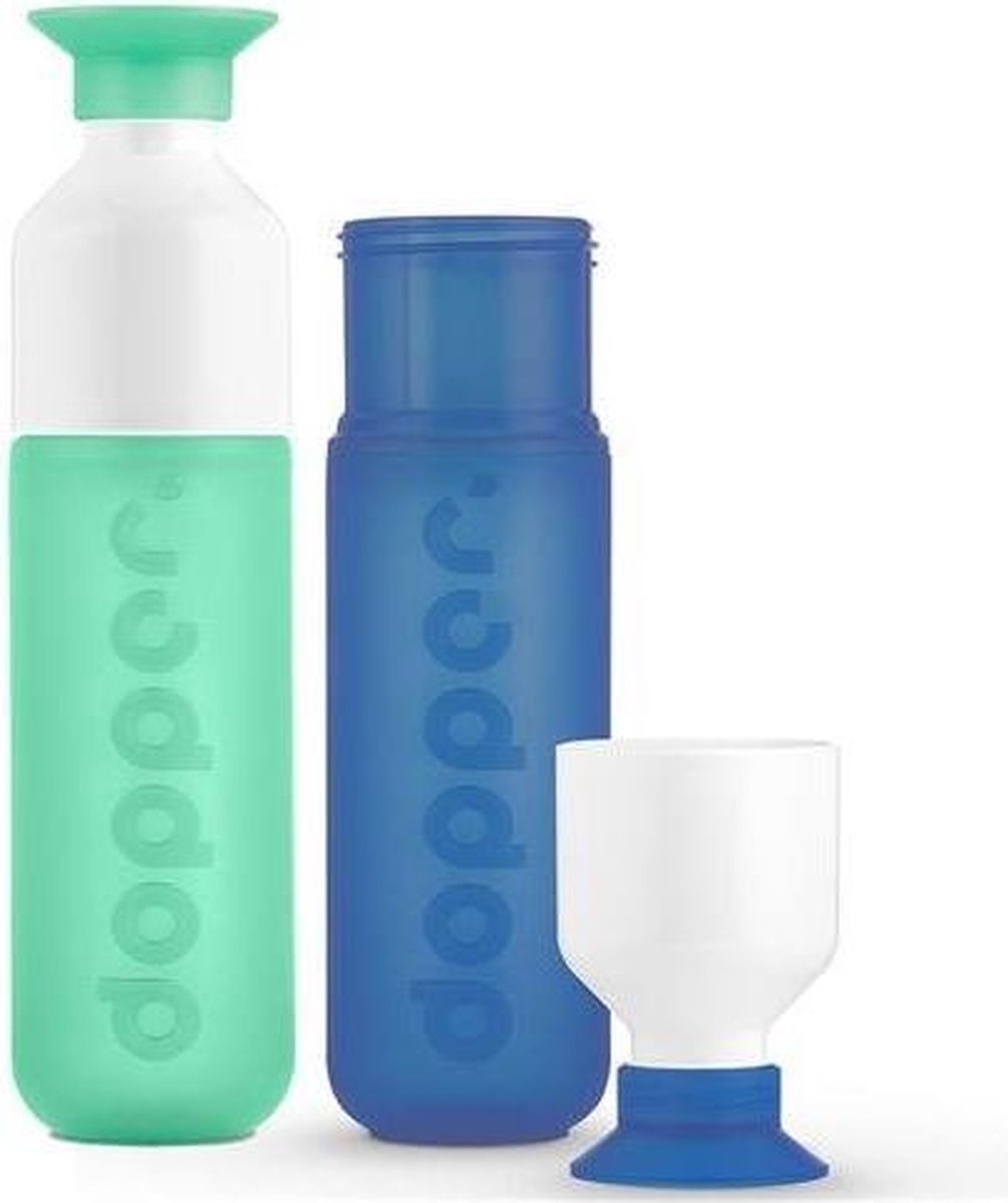Dopper Drinkfles - Mintata en Pacific - duo set 2 kleuren