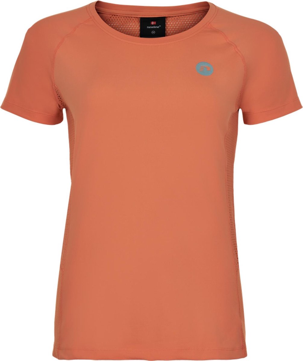 Newline SS  Sportshirt - Maat XS  - Vrouwen - oranje