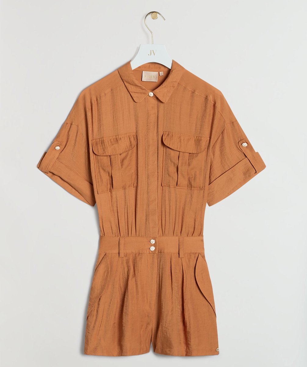 JOSH V   LUA Playsuit Oranje - Maat 2XL