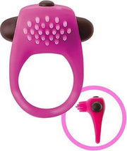 Mai No 68 vibrerende penisring met nopjes - Roze