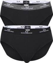 Gotzburg heren slips (2-pack) - zwart -  Maat: L
