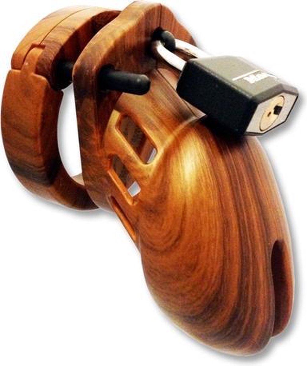 CB-X - CB6000S Kuisheidskooi - Wood| Bondage | Speeltjes | Pinwheel | BDSM | SM | Meesteres | Sado |  Dildo | Vibrator | Penis | Buttplug | Sexy | Erotische | Man | Dames
