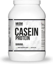 MKBM Casein Protein - Caseïne Eiwitshake / Proteïnepoeder van Fajah Lourens - 1 KG - Banana