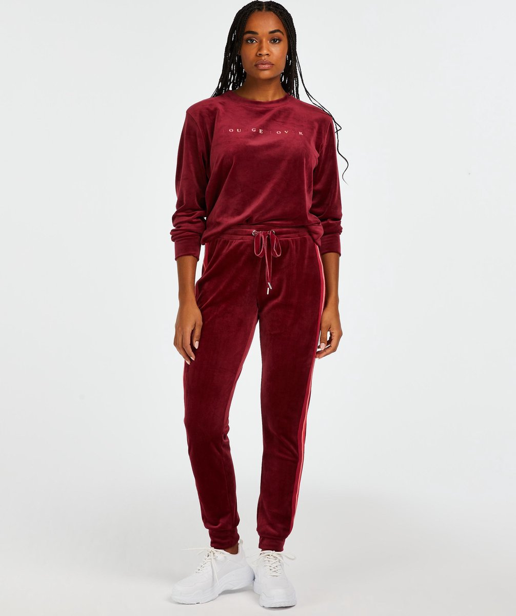 Hunkemöller Velours Dames Lange mouwen Top - Maat S