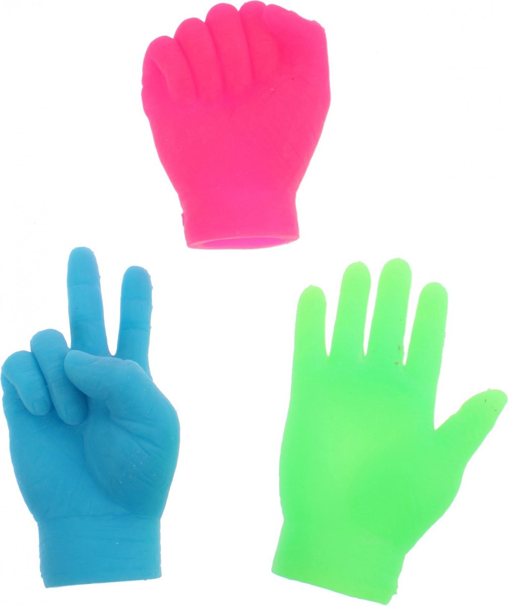 Toi-toys Vingerpoppen Kleine Handen Blauw 6.5 Cm