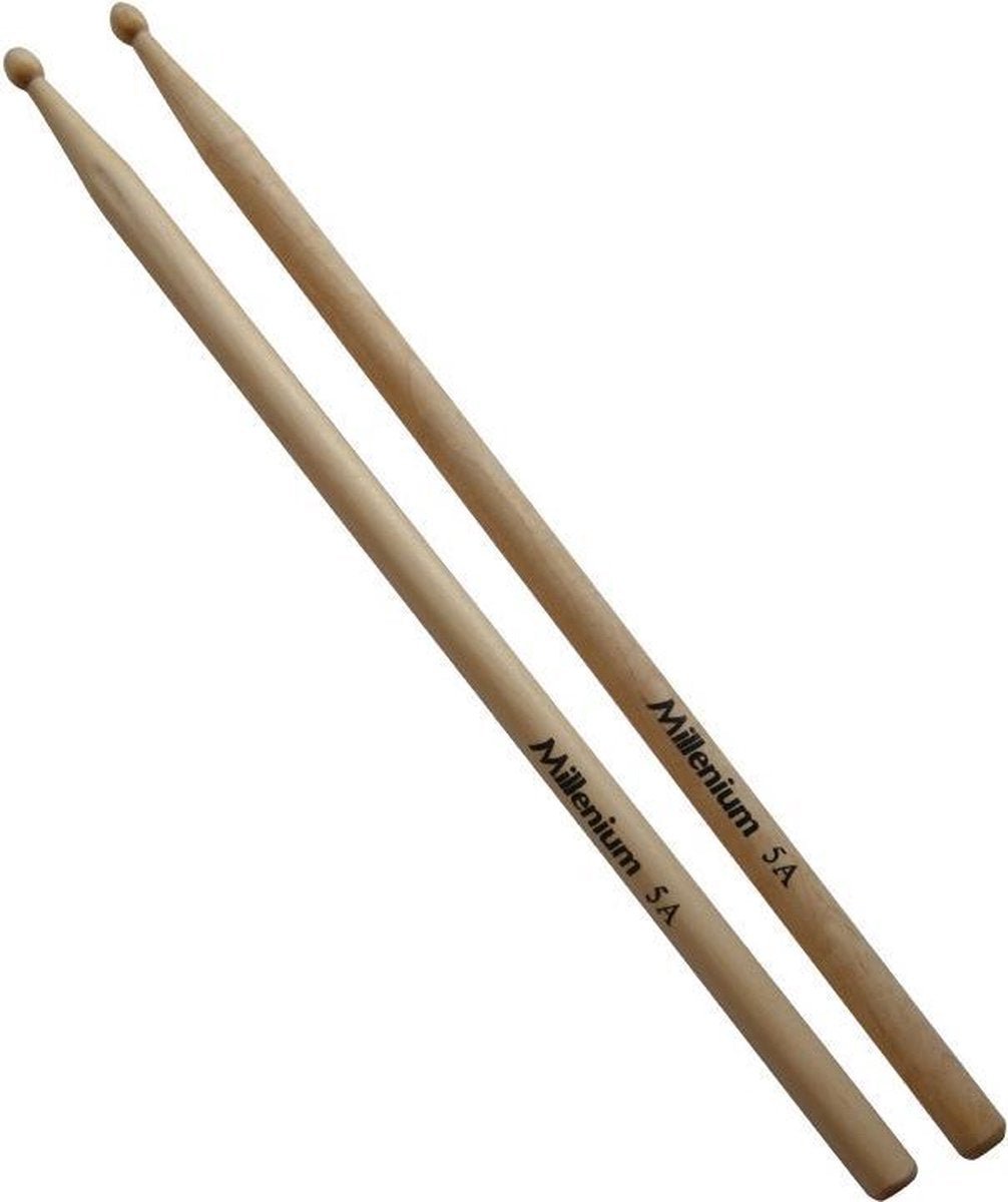 Houten drumstokken set 5A drumstok millenium