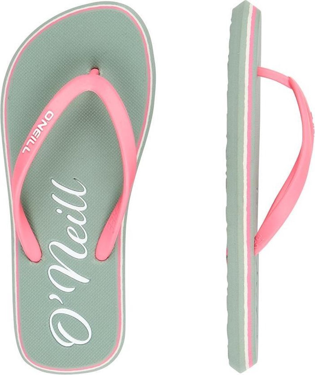O'Neill - Slippers voor meisjes - Logo - Leliegroen - maat 22-23EU