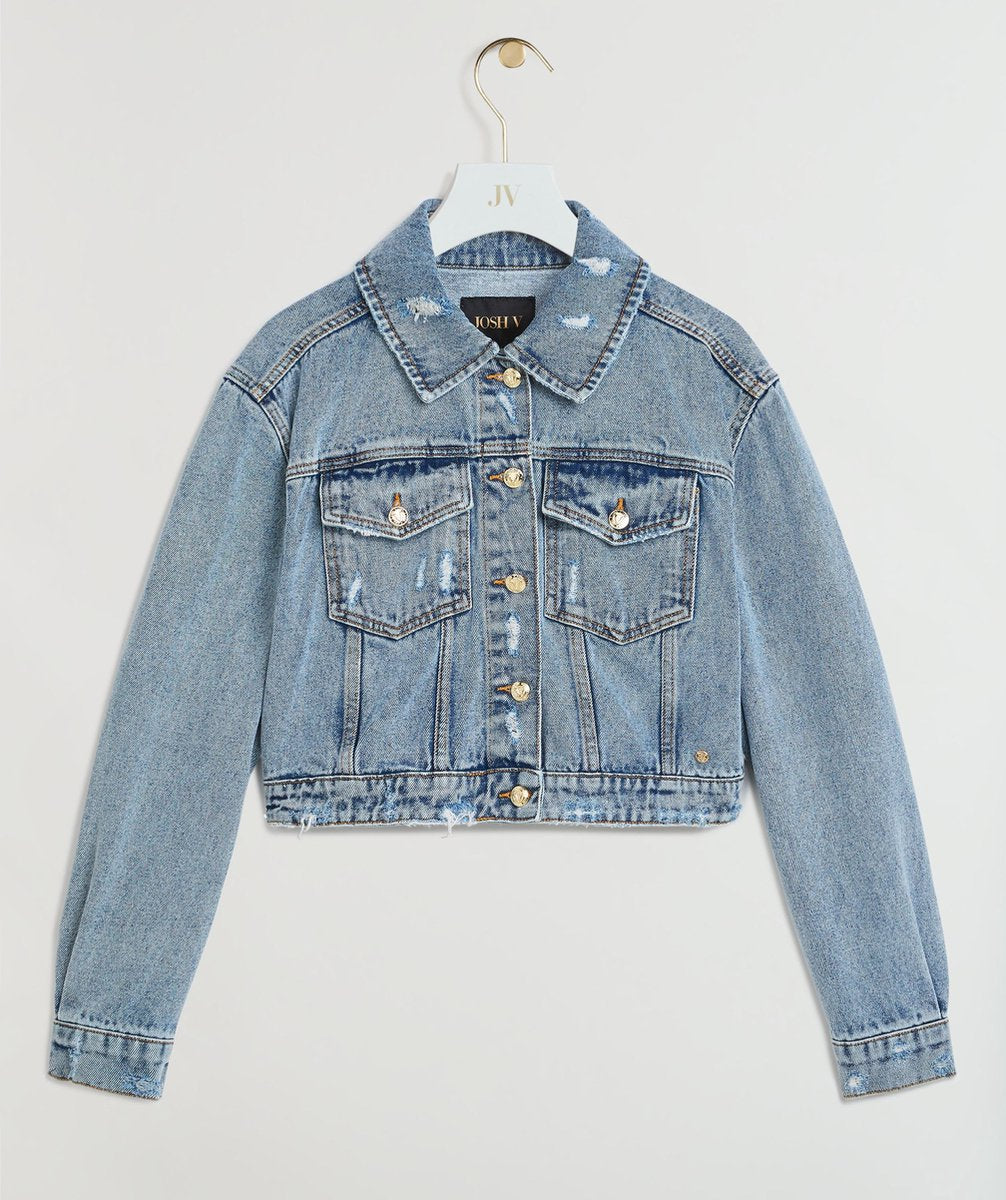 JOSH V     FLOOR Jacket Blauw - Maat XL