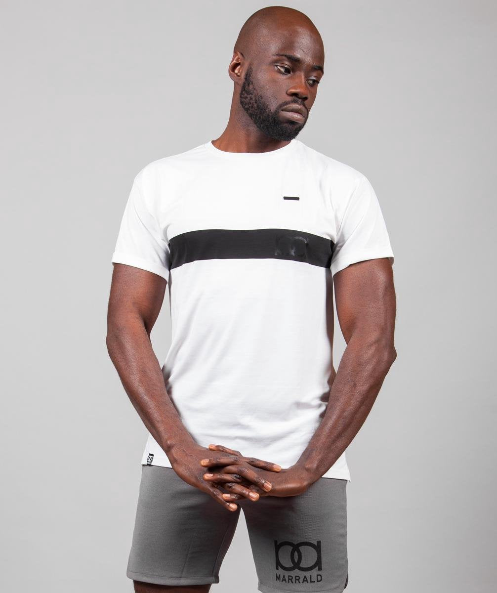 Marrald Phantom Sportshirt Wit XL - heren fitness crossfiets shirt tanktop performance