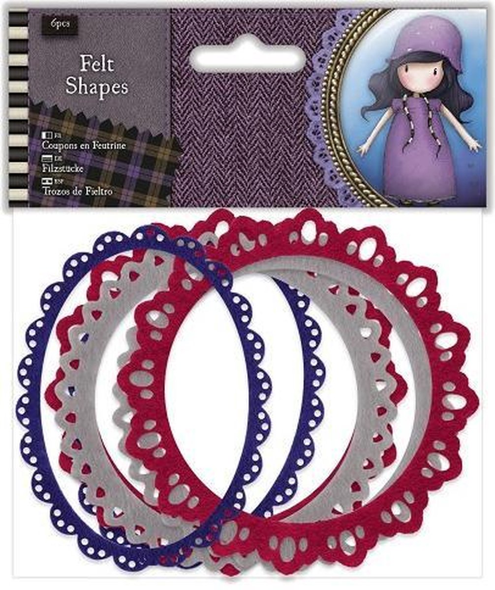 Gorjuss Felt Shapes (6pcs) GOR 358521