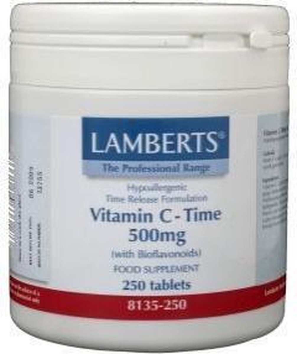 Lamberts Vitamine c 500 time released & bioflavonoiden