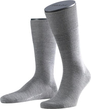 FALKE Airport Heren Sokken - Grijs - Maat 45-46