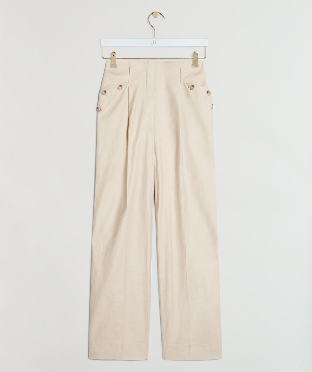 JOSH V   JACKLIN Broek Crème - Maat S