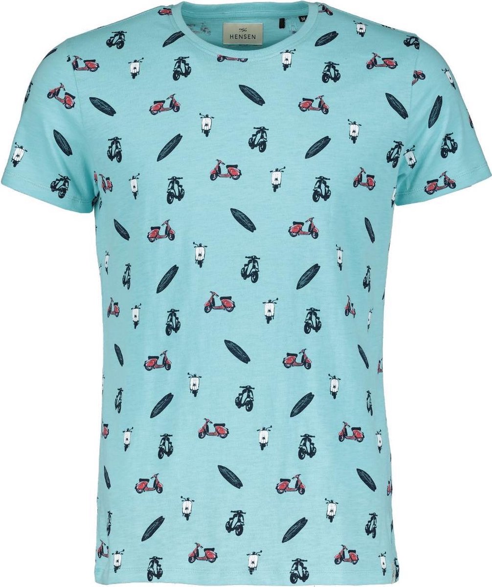 Hensen T-shirt - Extra Lang - Petrol - M