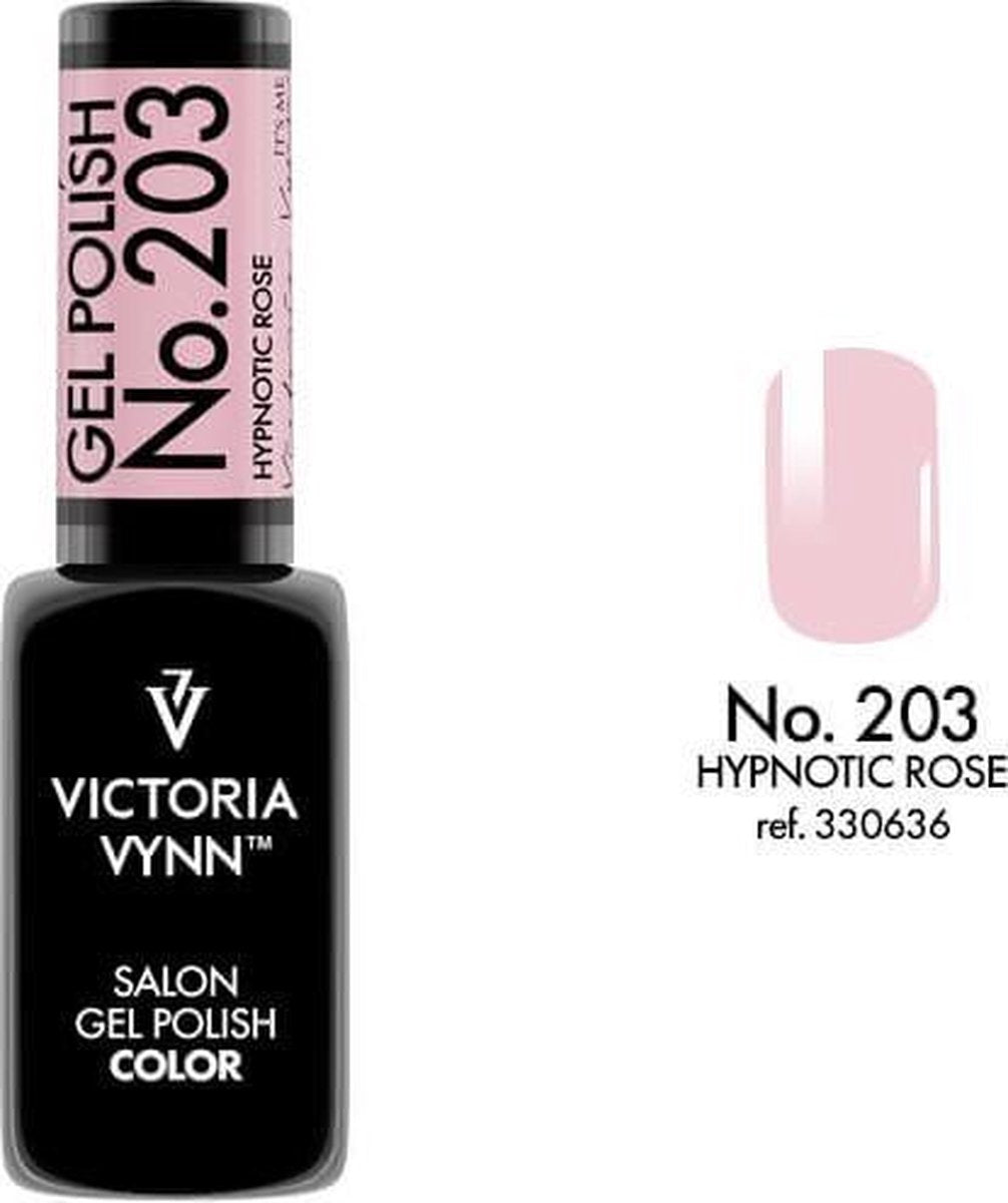 Gellak Victoria Vynn™ Gel Nagellak - Salon Gel Polish Color 203 - 8 ml. - Hypnotic Rose - Roze