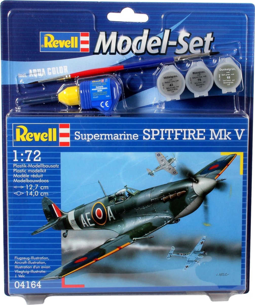 Revell Vliegtuig Supermarine Spitfire - Bouwpakket - 1:72
