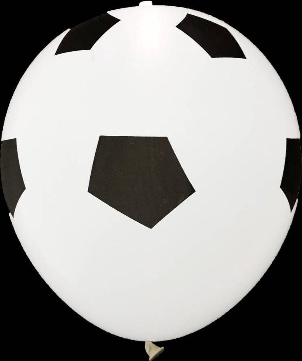 Voetbal Led Ballonnen 30cm 4 stuks
