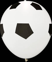 Voetbal Led Ballonnen 30cm 4 stuks