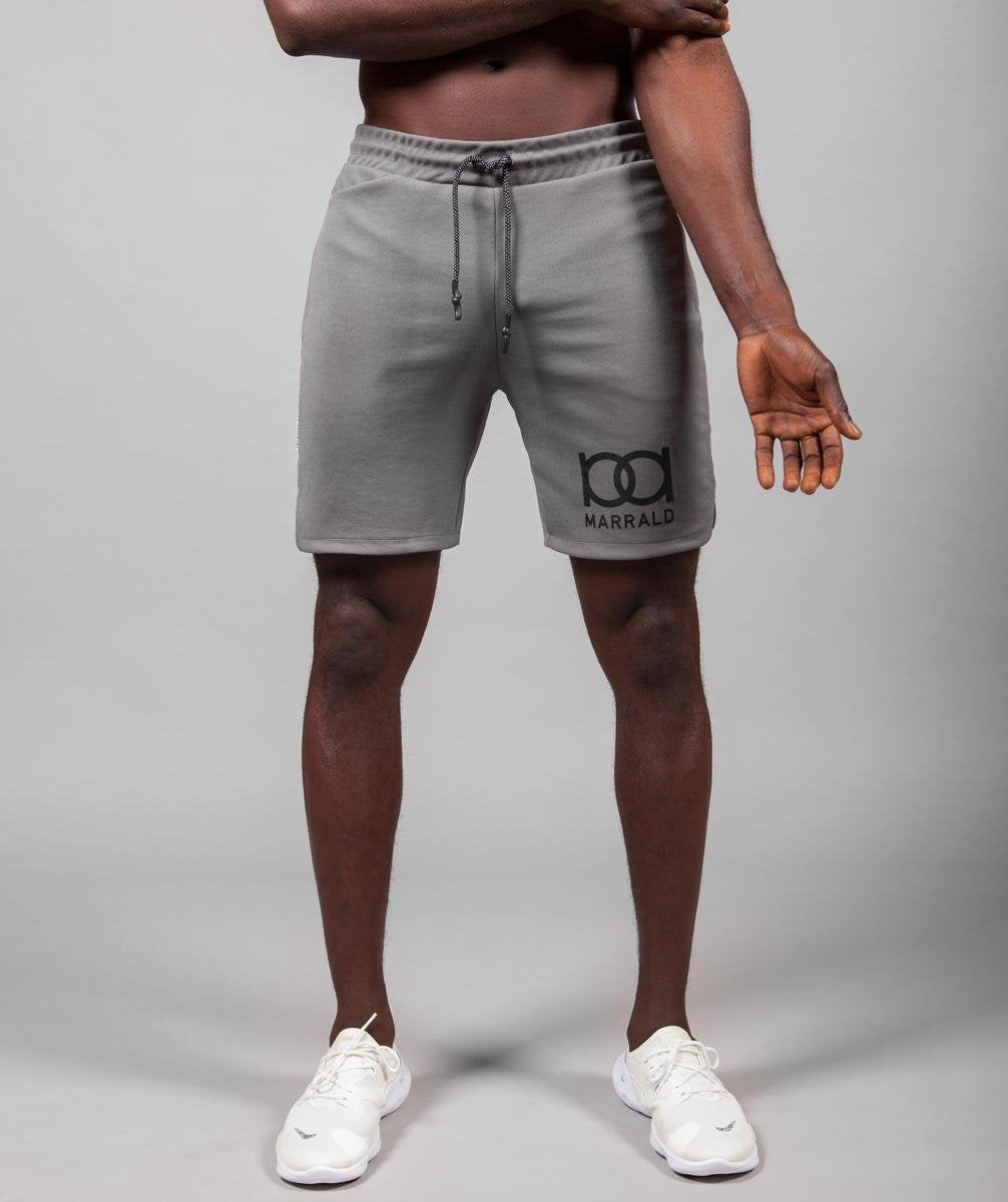 Marrald Tech Dry Shorts - korte sportbroek grijs S - performance tech heren mannen fitness gym hardloop