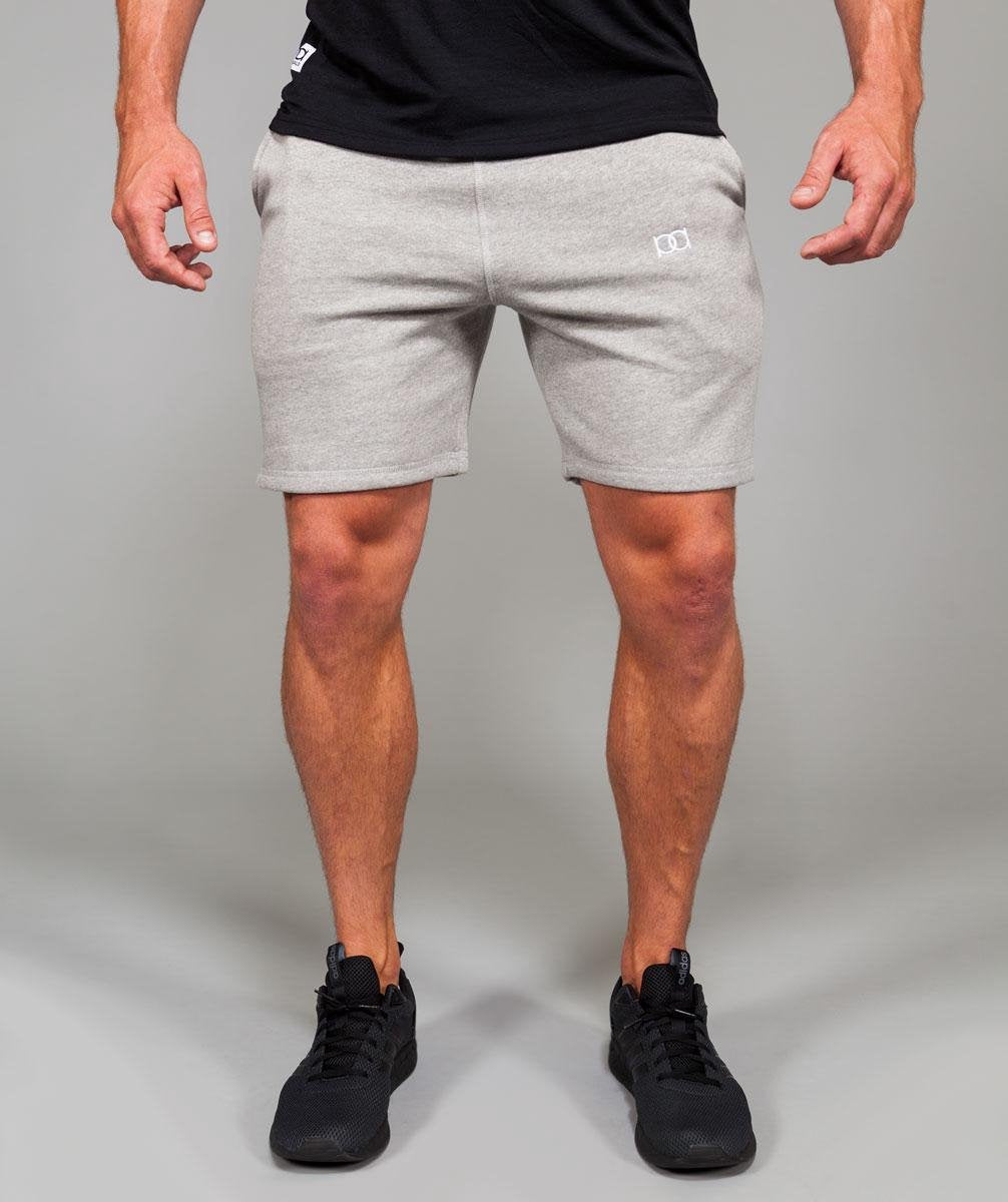 Marrald Fleece Sweatshorts | Grijs - L heren korte trainings sportbroek