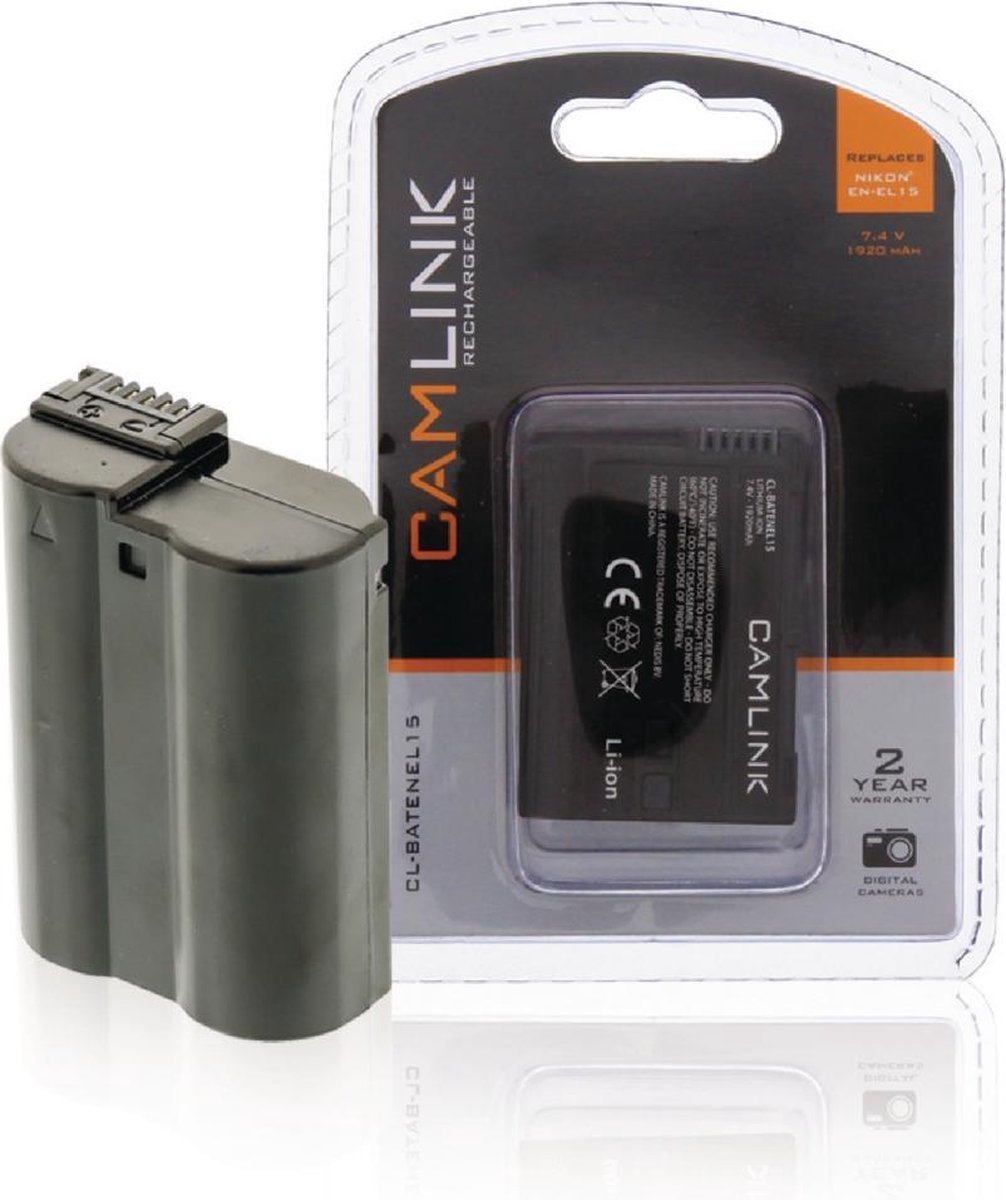 CamLink CL-BATENEL15 batterij voor camera's/camcorders Lithium-Ion (Li-Ion) 1920 mAh