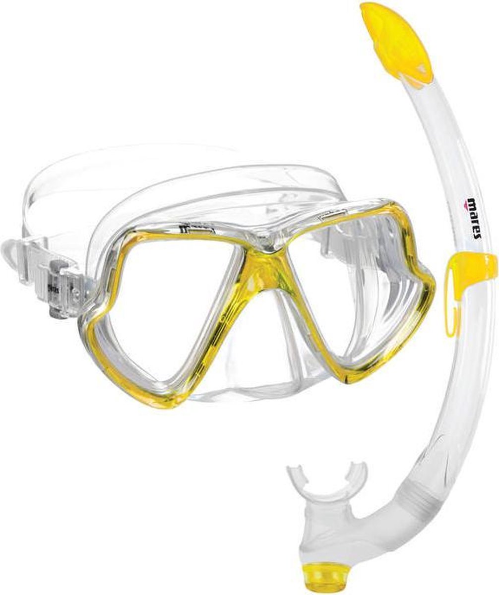 Mares Wahoo masker en snorkel - Geel
