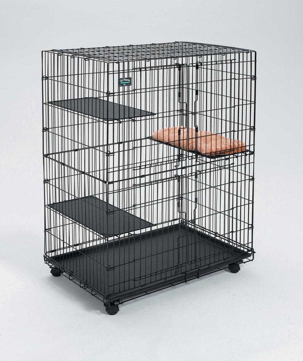 Midwest Kattenbench  91x60x128cm play pen met 1 kussen