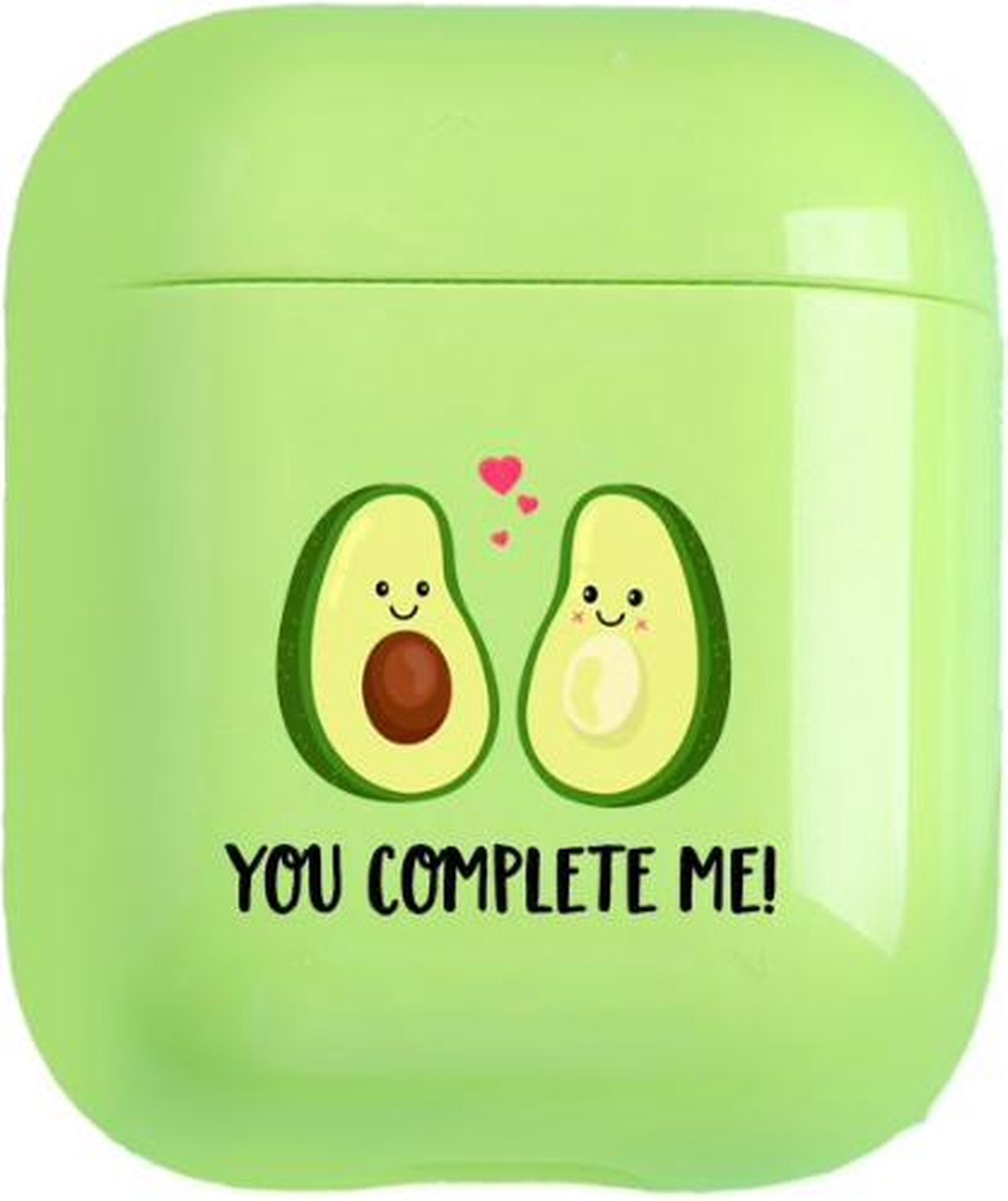 Hidzo hoes voor Apple's Airpods - Hard Case - You Compleet Me - Groen