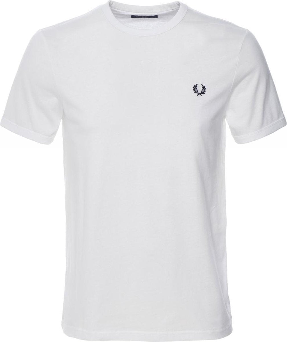 Fred Perry Shirt - Maat S  - Mannen - wit