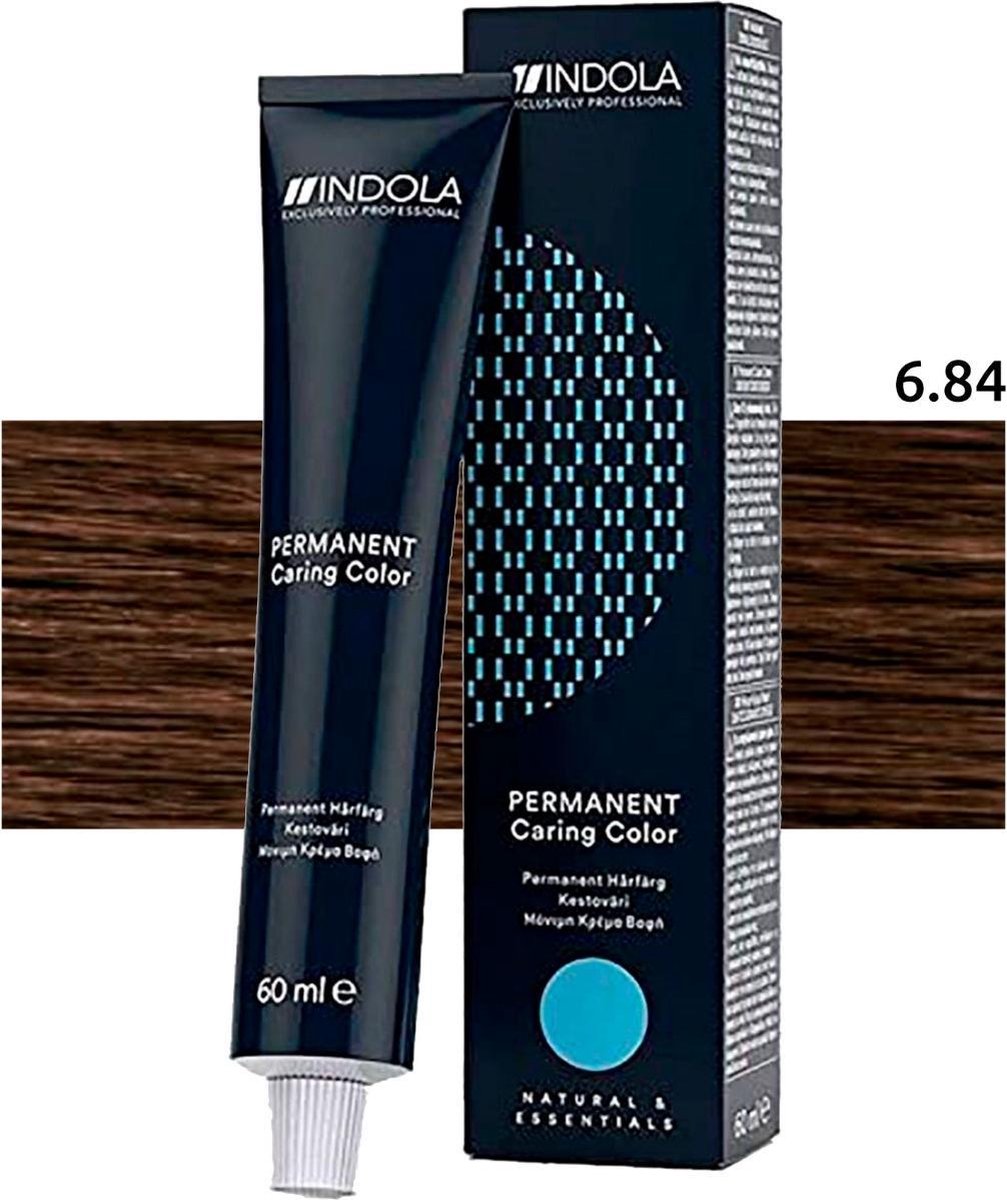 Indola Haarverf Profession Color Permanent Caring Color 6.84